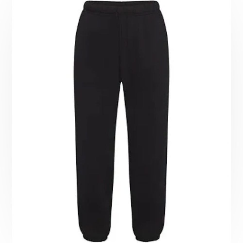 SKIMS Men's Fleece Lounge Tapered Joggers NWT Size XL Washed Onyx Black